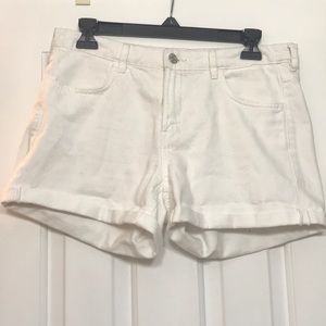 H&M | White Denim Shorts | Barely Worn!